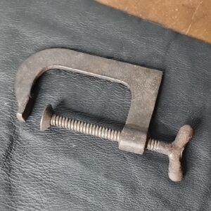 Vintage Black Metal Clamp